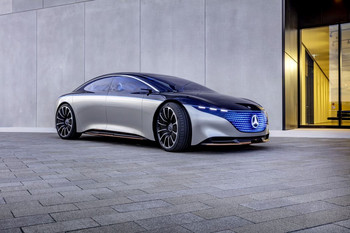 Mercedes-Benz Vision EQS это S-класс будущего